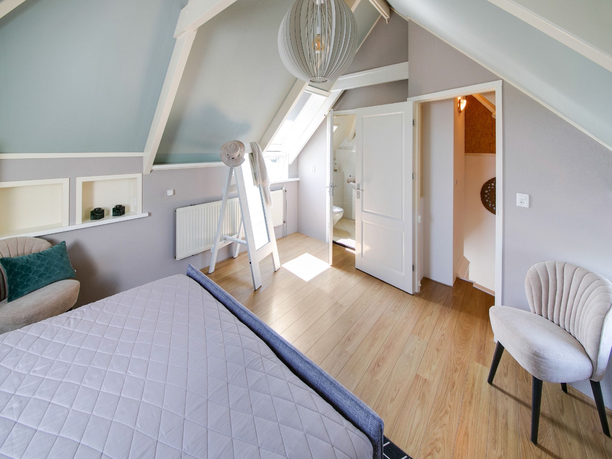 Een slaapkamer van Zilte Bries in Callantsoog