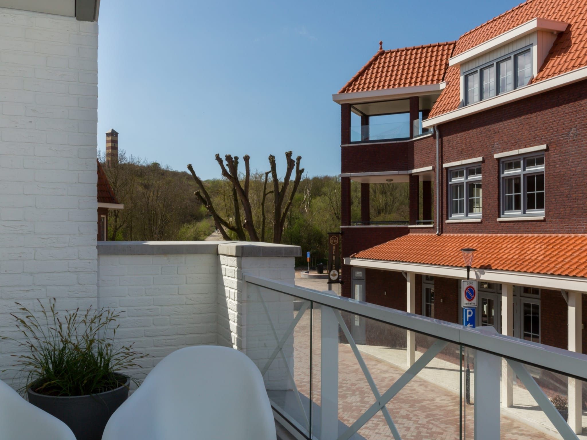 Het uitzicht vanaf Appartement Duinhof Dishoek 13F - 6 personen sauna in Koudekerke