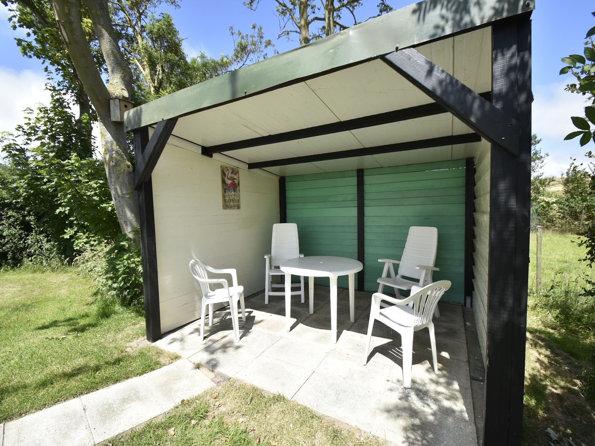 Het terras van Het Hoge Noorden in Hippolytushoef