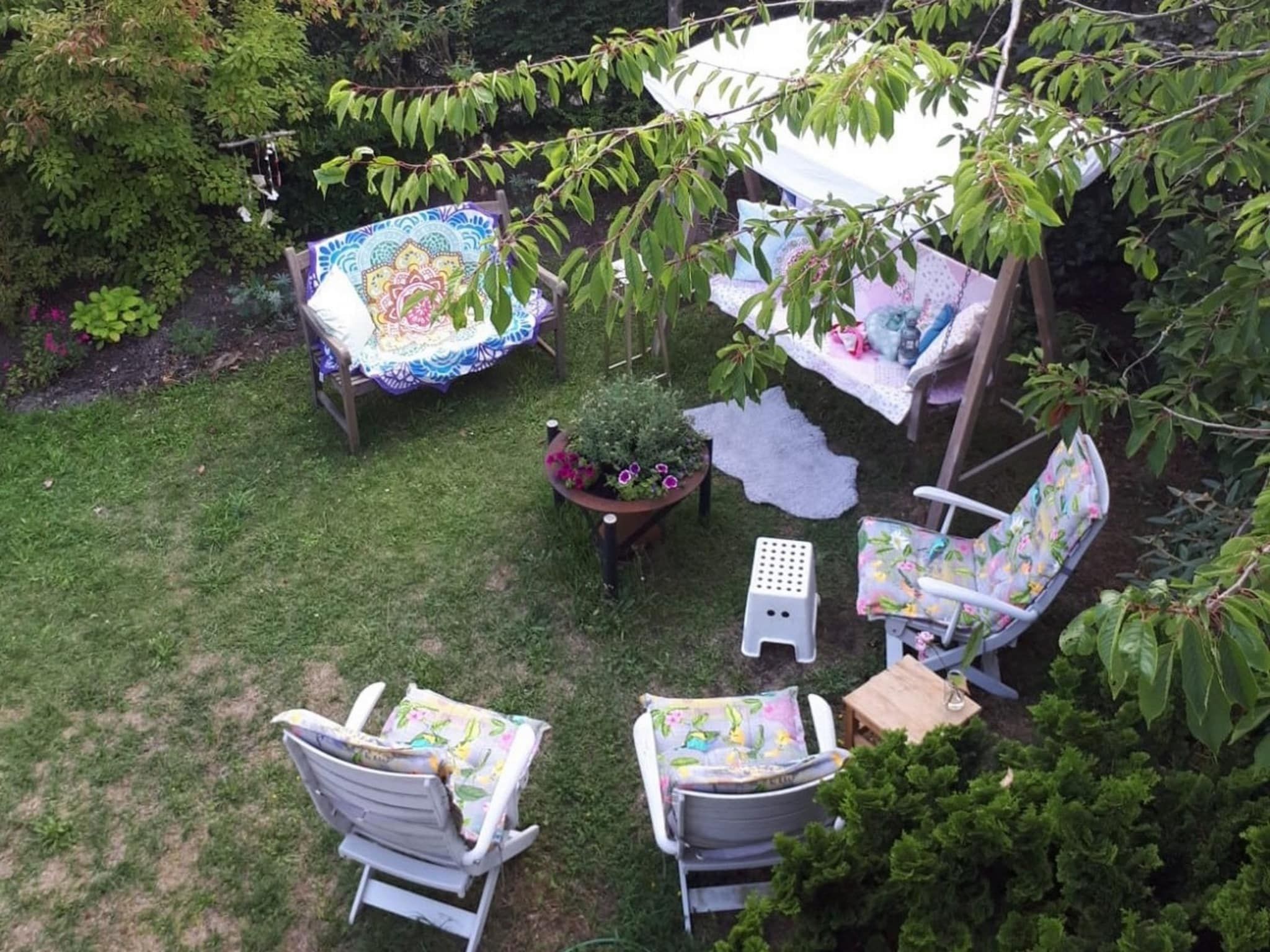 De tuin van De Zilvermeeuw in Noordwijk