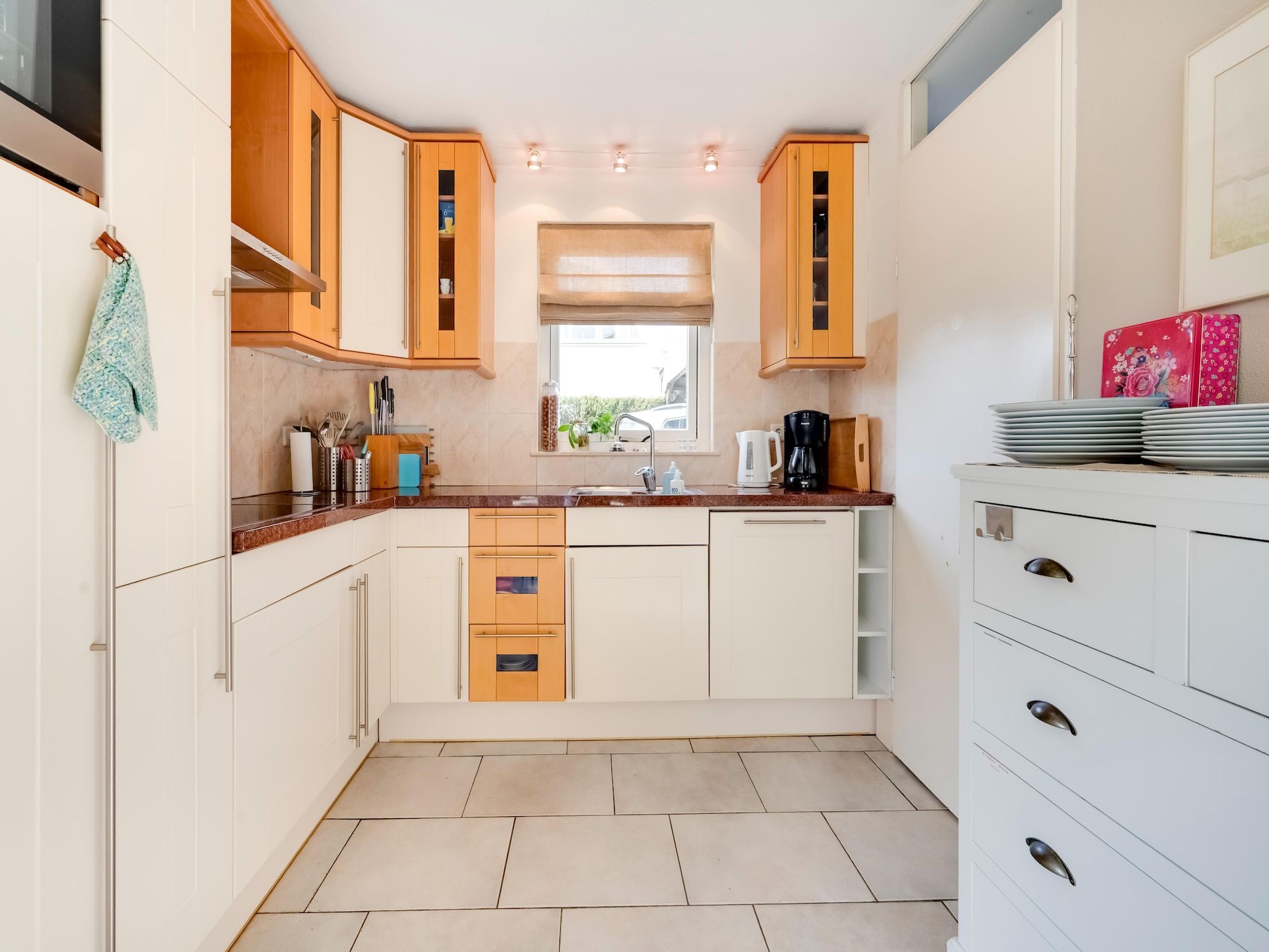 De keuken van De Zilvermeeuw in Noordwijk