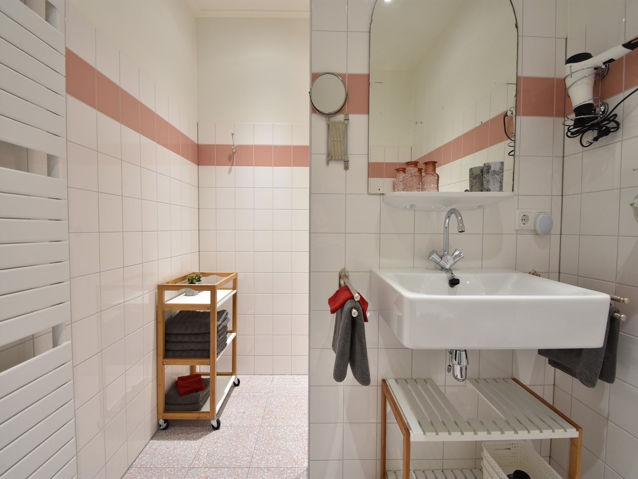 De badkamer van Sannie's Place in Kamperland