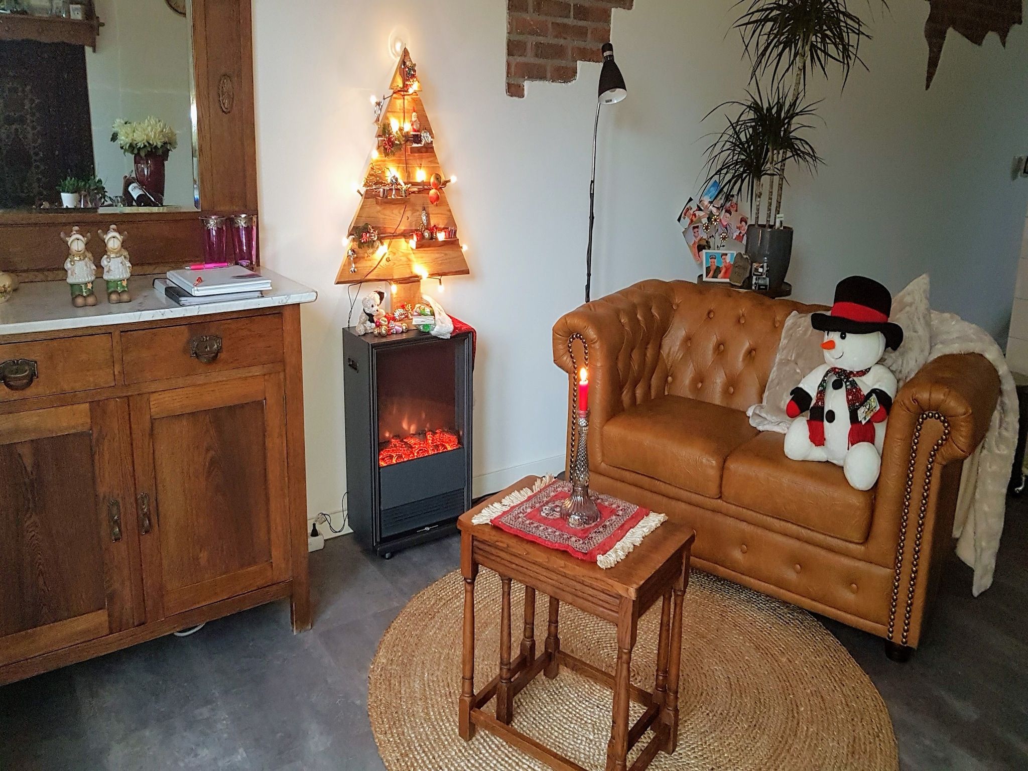 De woonkamer van Sannie's Place in Kamperland