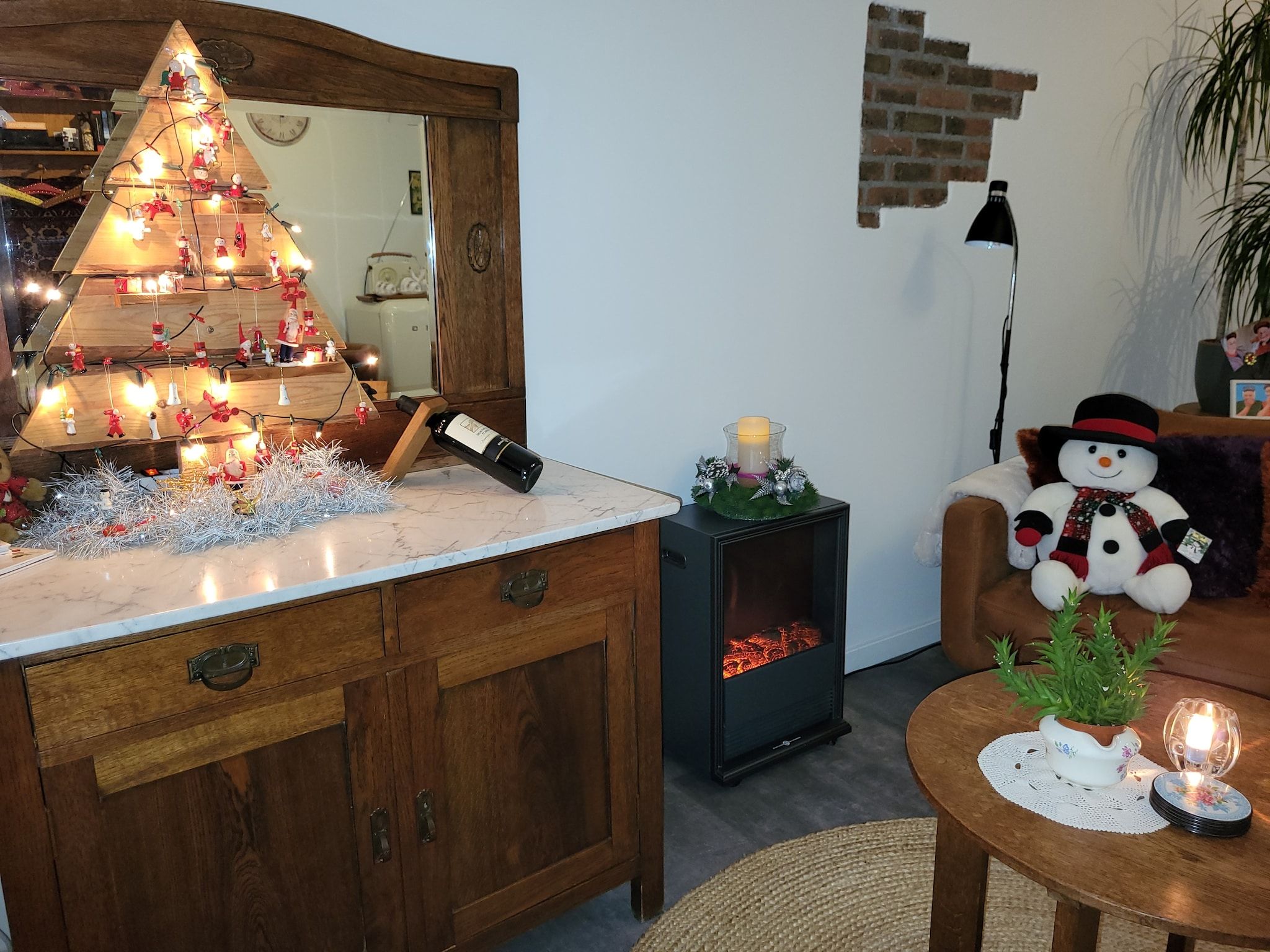 De woonkamer van Sannie's Place in Kamperland