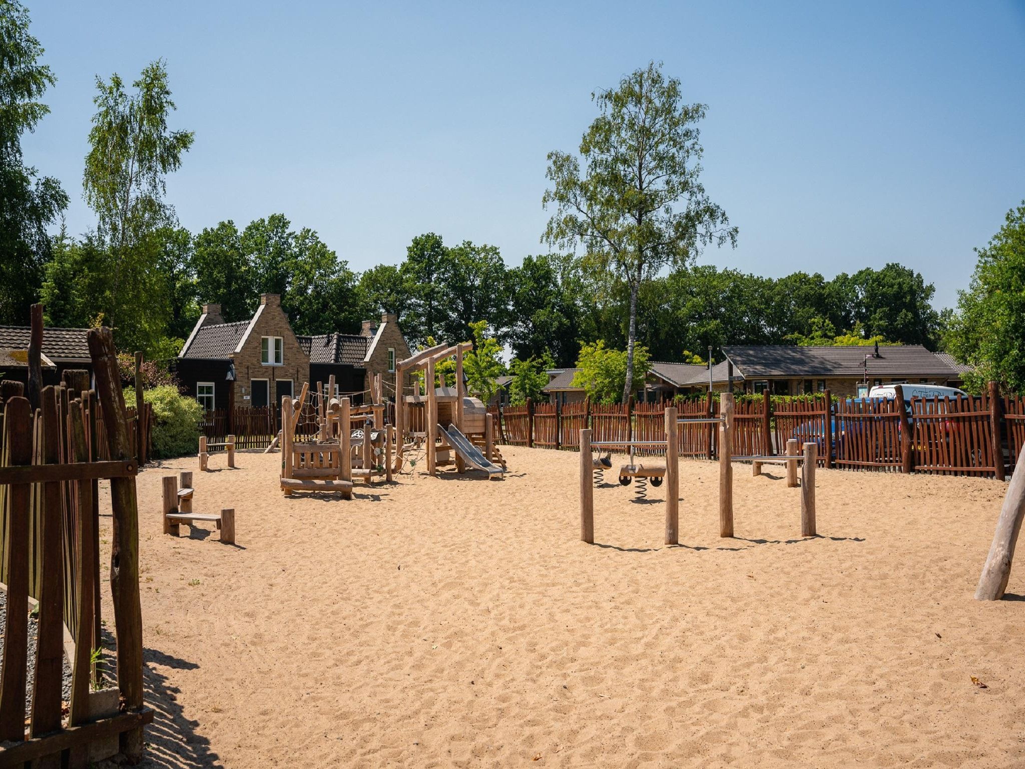 Parkfaciliteiten bij Landgoed De IJsvogel 6 in Voorthuizen