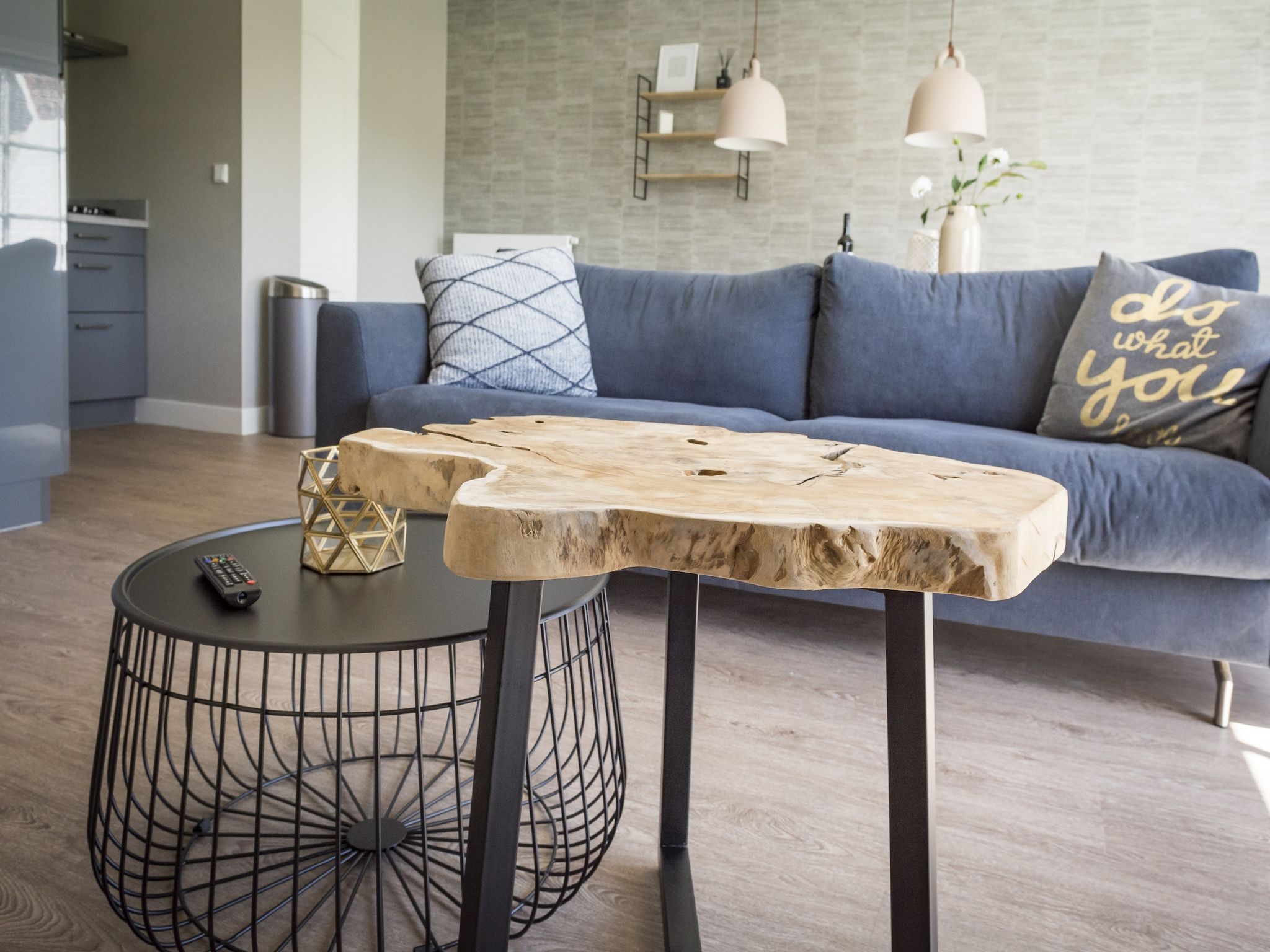 De woonkamer van Bouwlust G17 in De Cocksdorp Texel