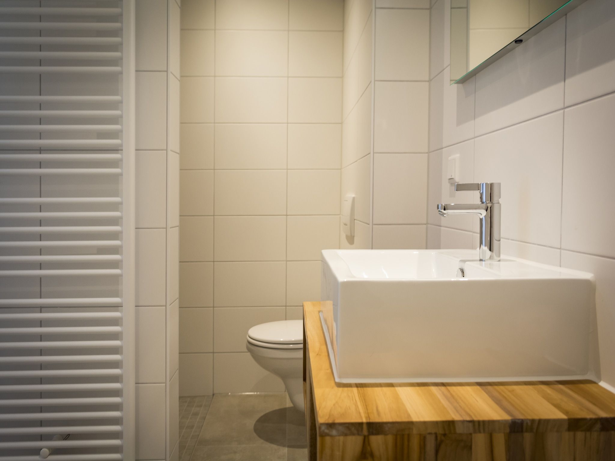 De badkamer van Bouwlust G17 in De Cocksdorp Texel