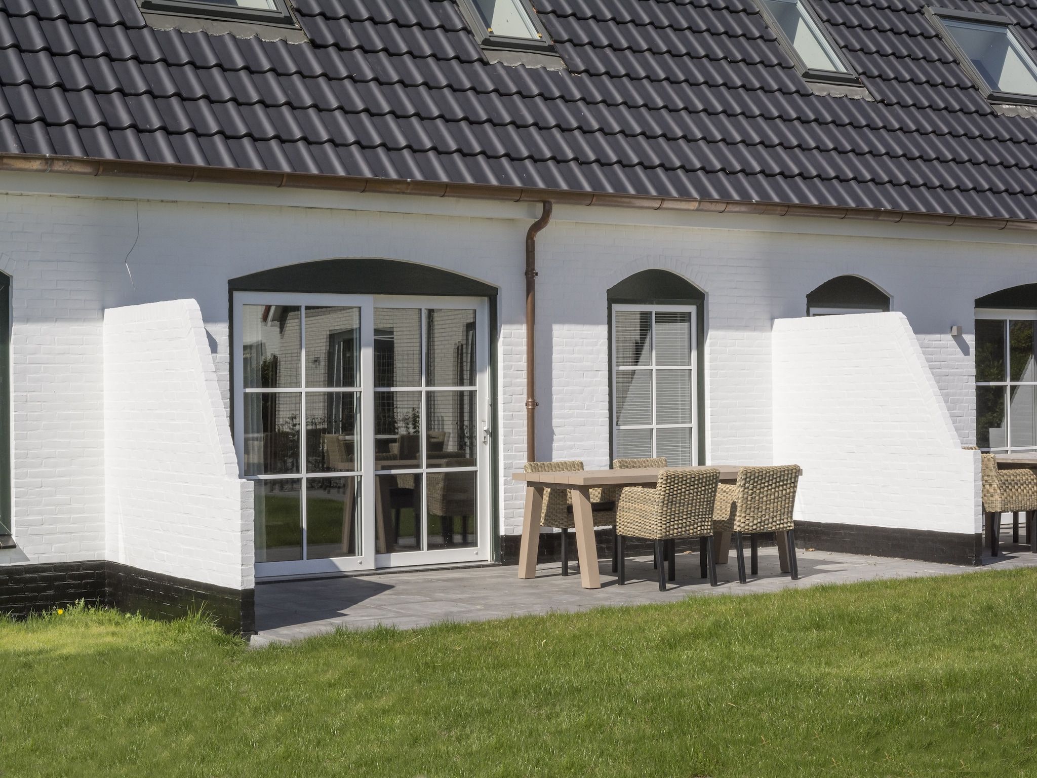 De buitenkant van Bouwlust G17 in De Cocksdorp Texel