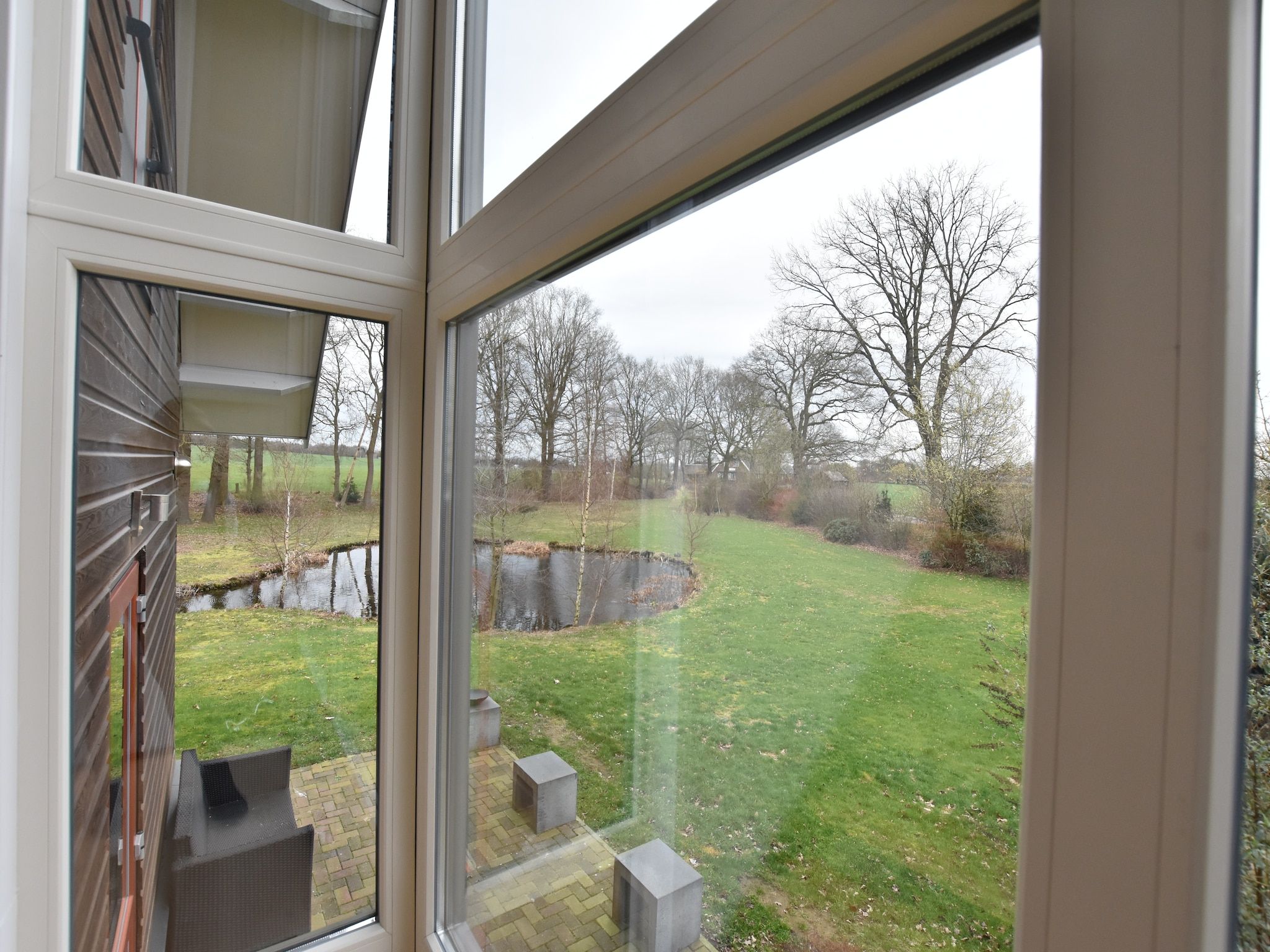 Het uitzicht vanaf Villa Luttenberg in Luttenberg