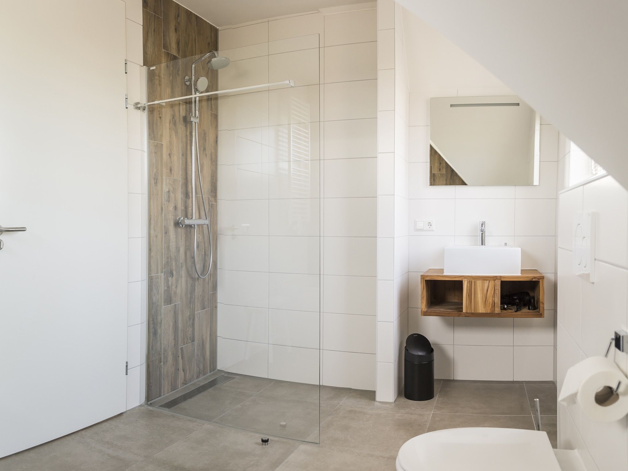 De badkamer van Villa Bouwlust F Wellness in De Cocksdorp Texel