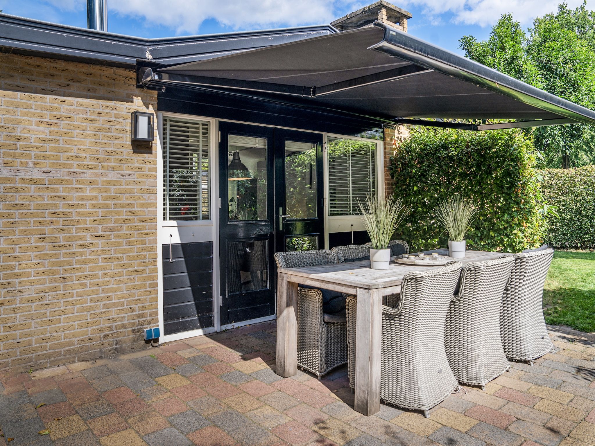 Het terras van 't Voortsche Boshuys in Voorthuizen