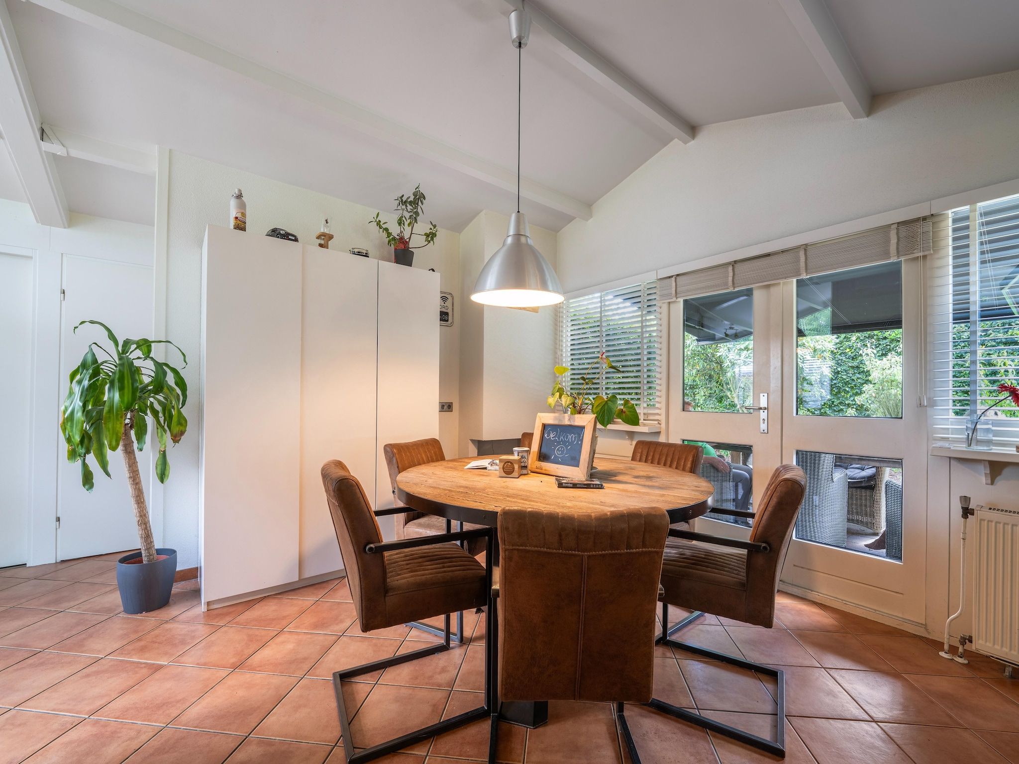 De eetkamer van 't Voortsche Boshuys in Voorthuizen