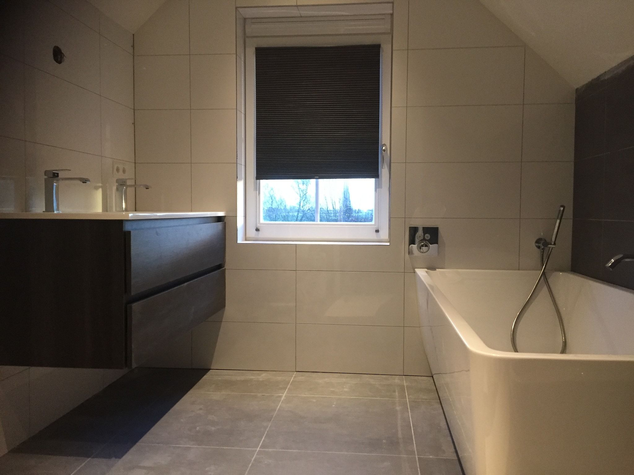 De badkamer van Scoreldame 6-persoons in Schoorldam