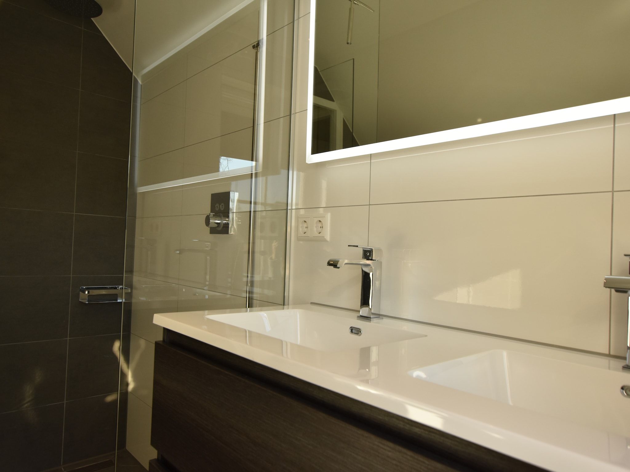 De badkamer van Scoreldame 6-persoons in Schoorldam