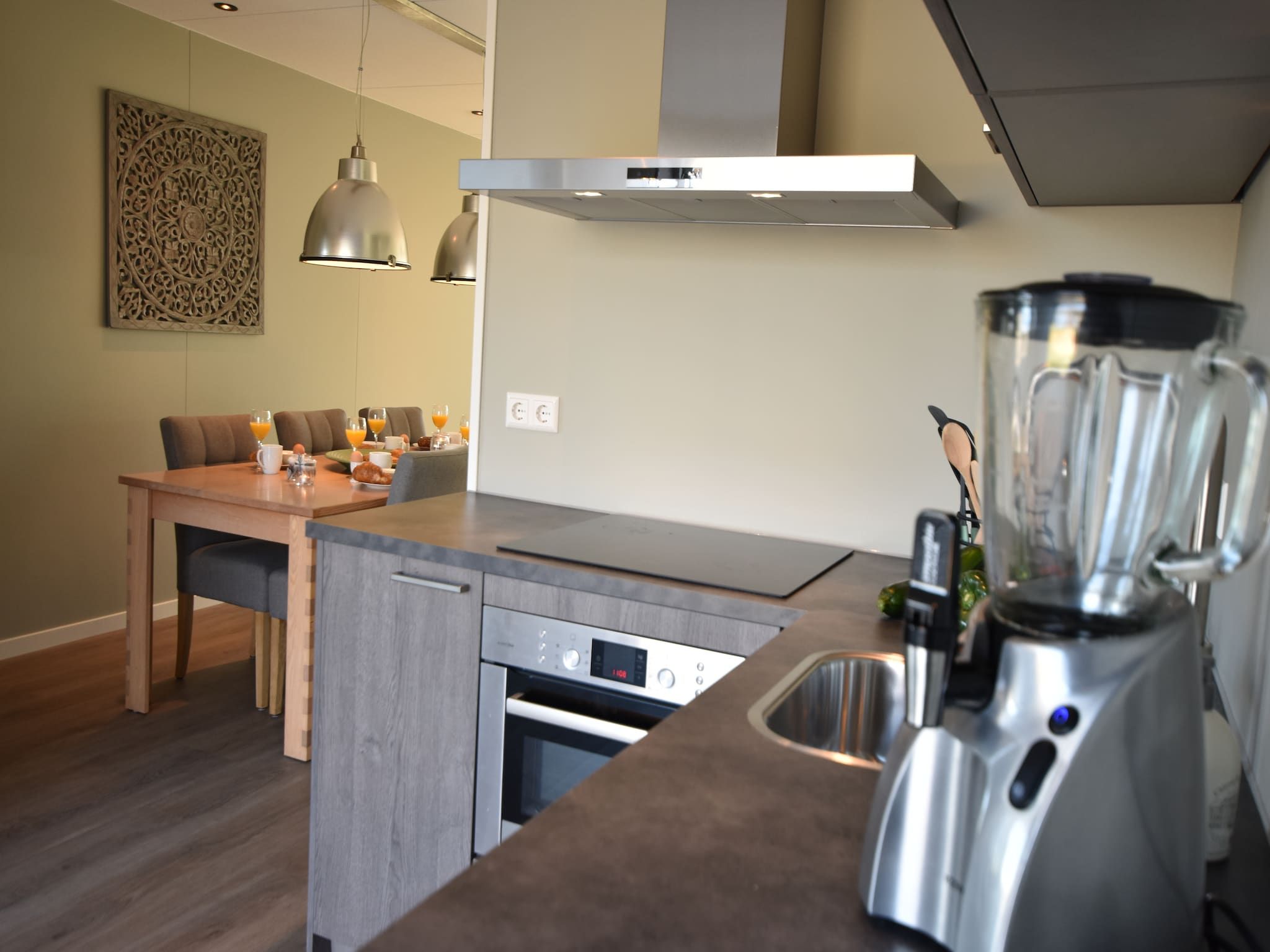 De keuken van Scoreldame 6-persoons in Schoorldam