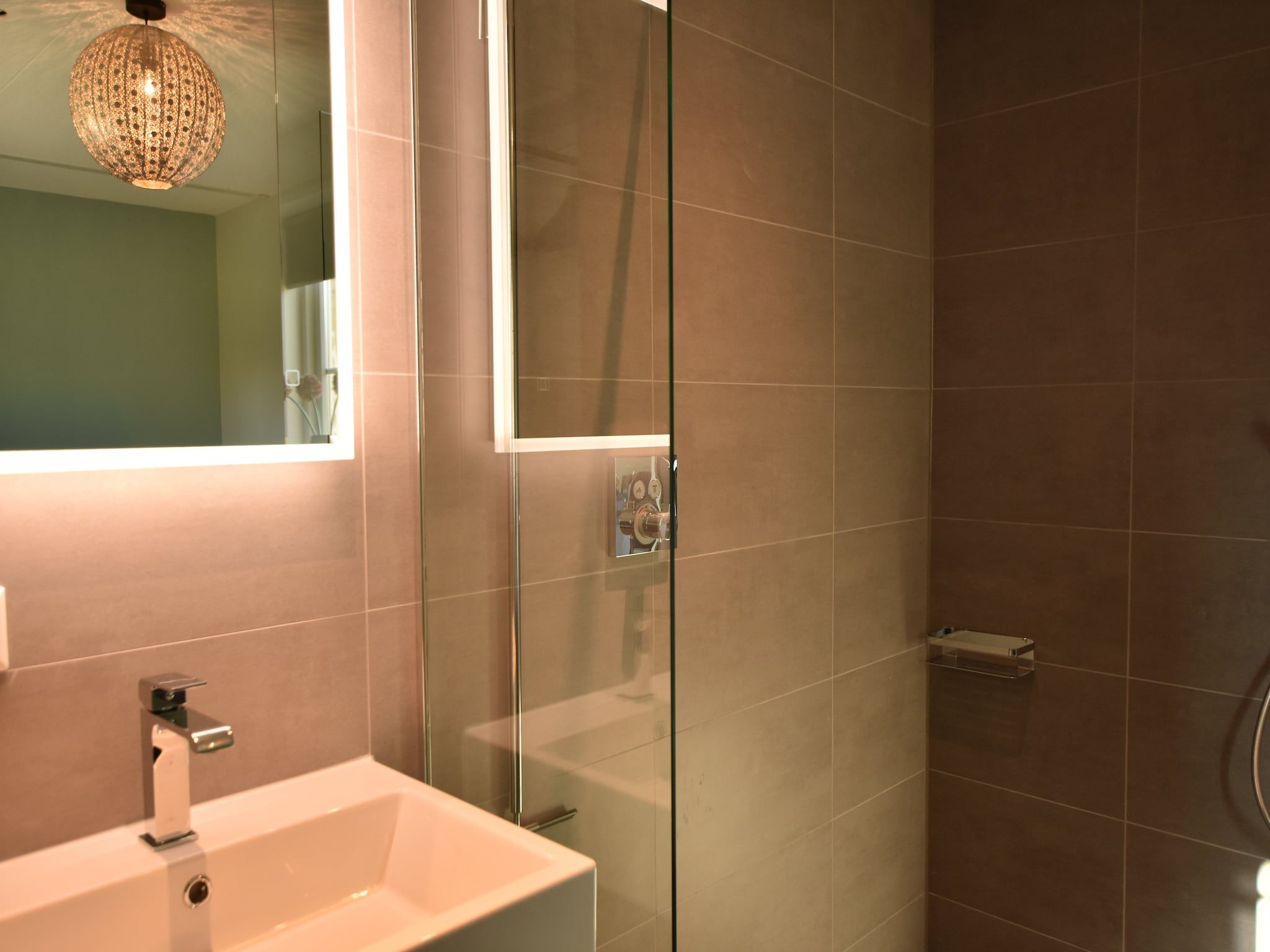 De badkamer van Scoreldame 6-persoons in Schoorldam