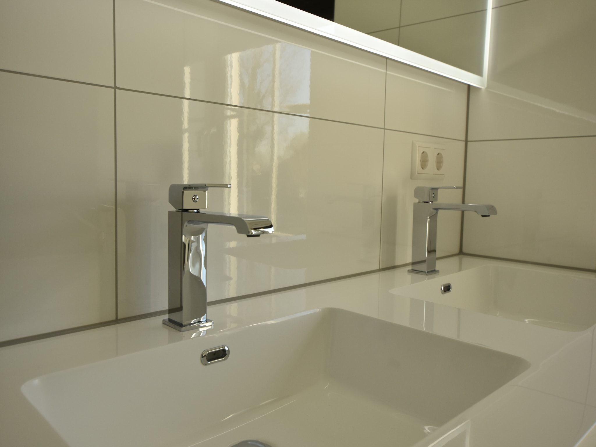 De badkamer van Scoreldame XL in Schoorldam