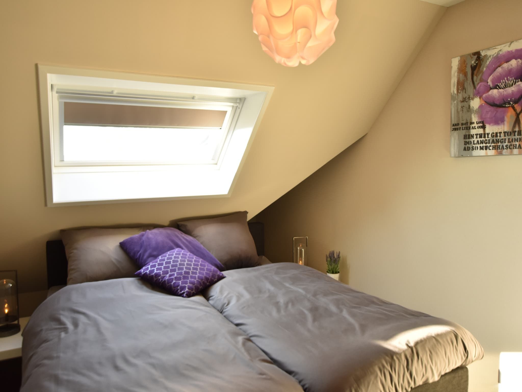 Een slaapkamer van Scoreldame XL in Schoorldam