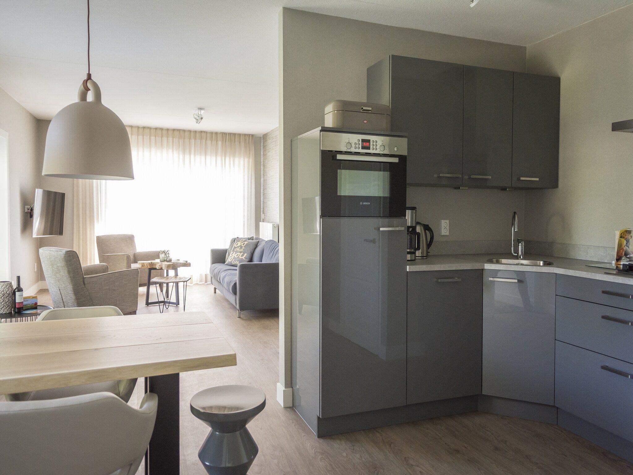 De eetkamer van Bouwlust G13 in De Cocksdorp Texel