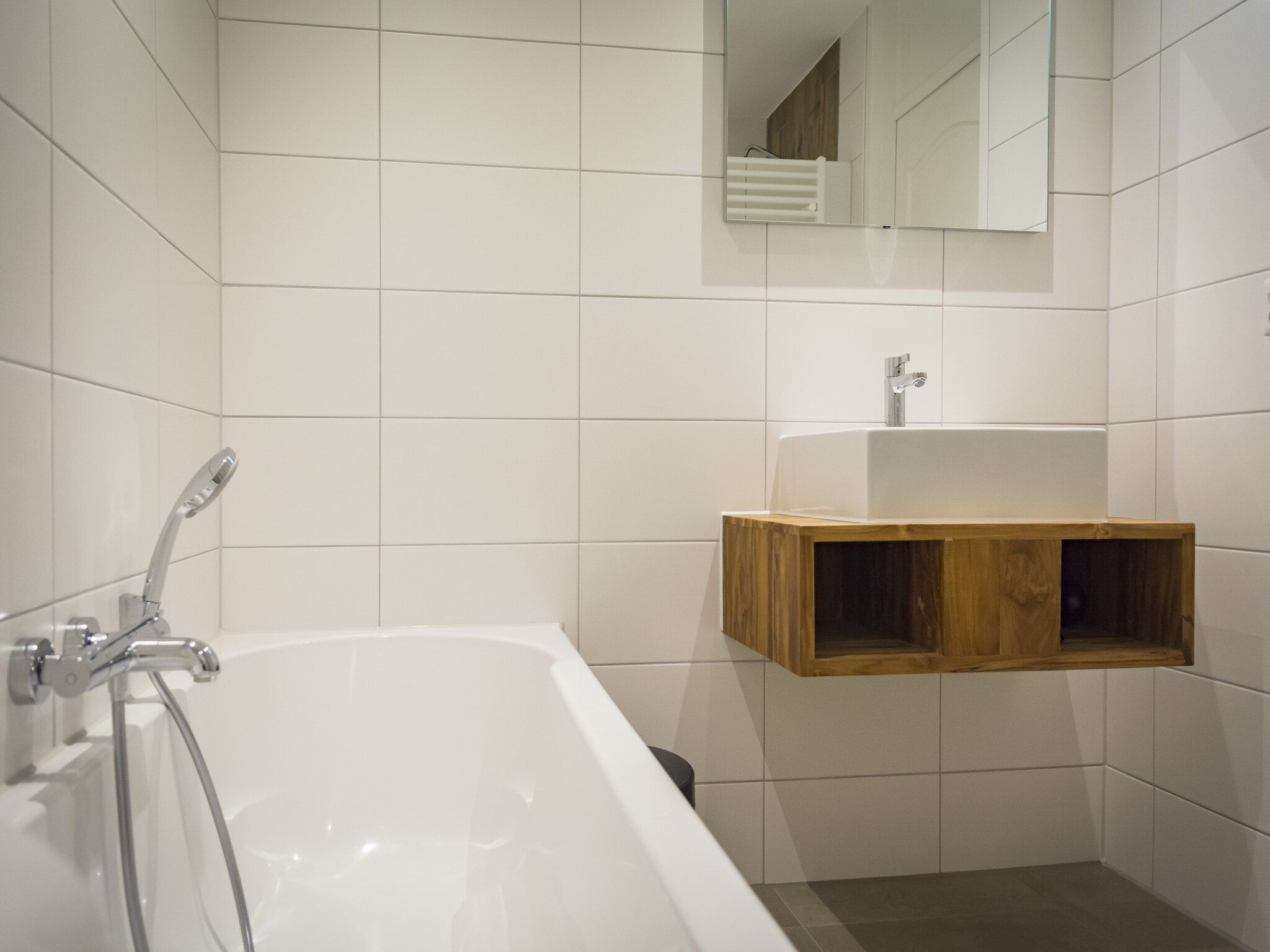 De badkamer van Bouwlust G13 in De Cocksdorp Texel
