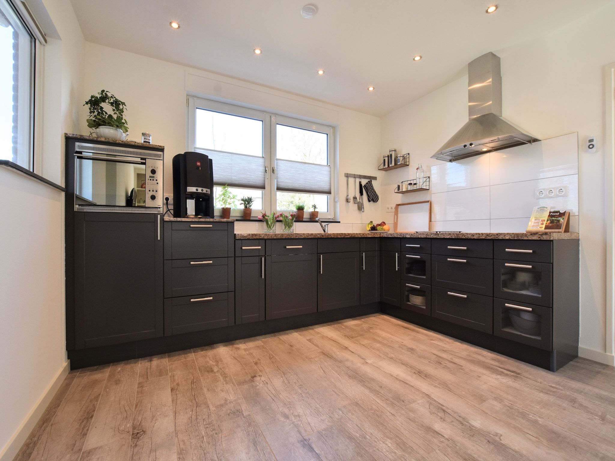 De keuken van Villa Grenszicht in Megchelen