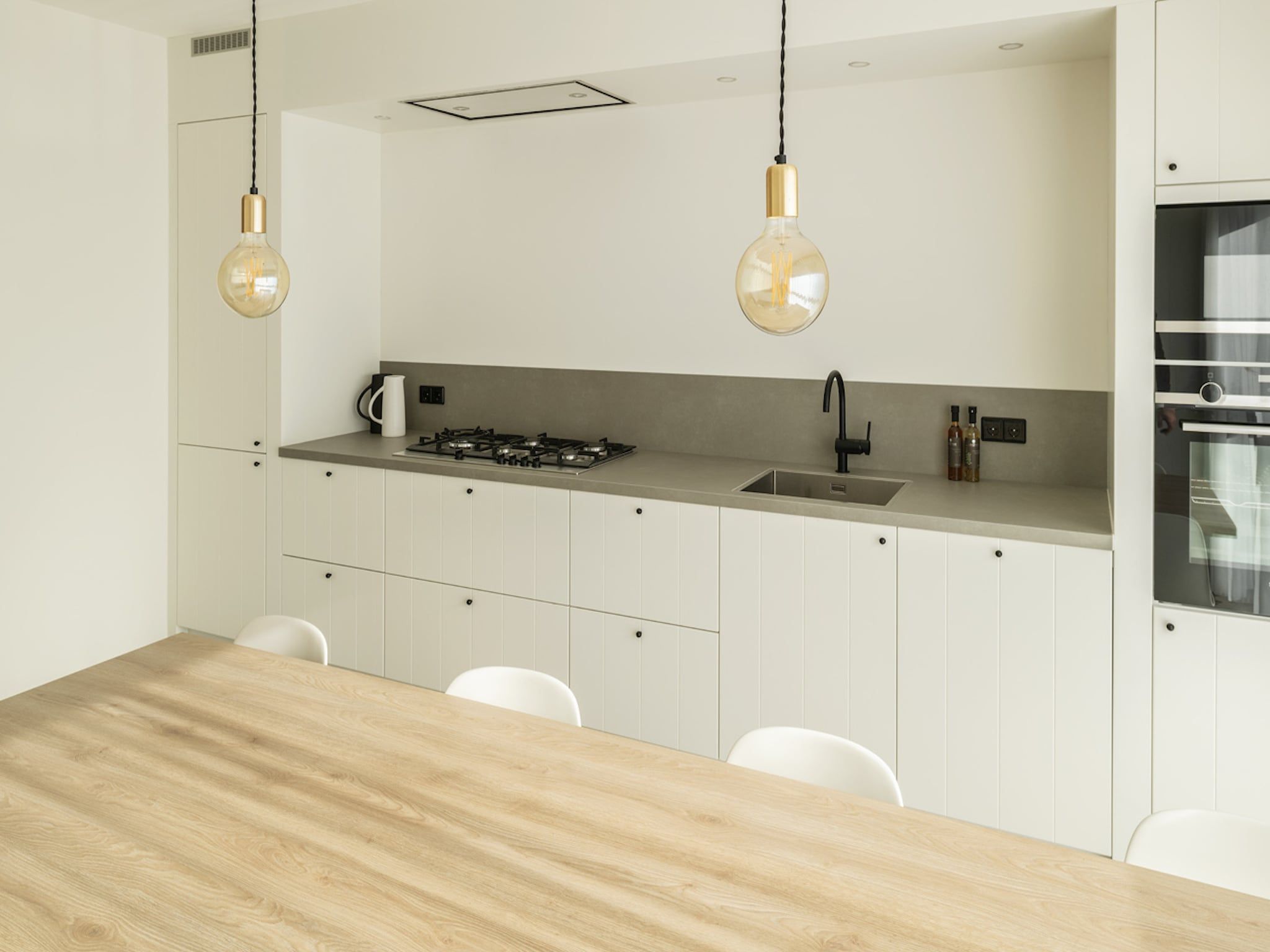 De keuken van Harbour Village 2 in Arnemuiden