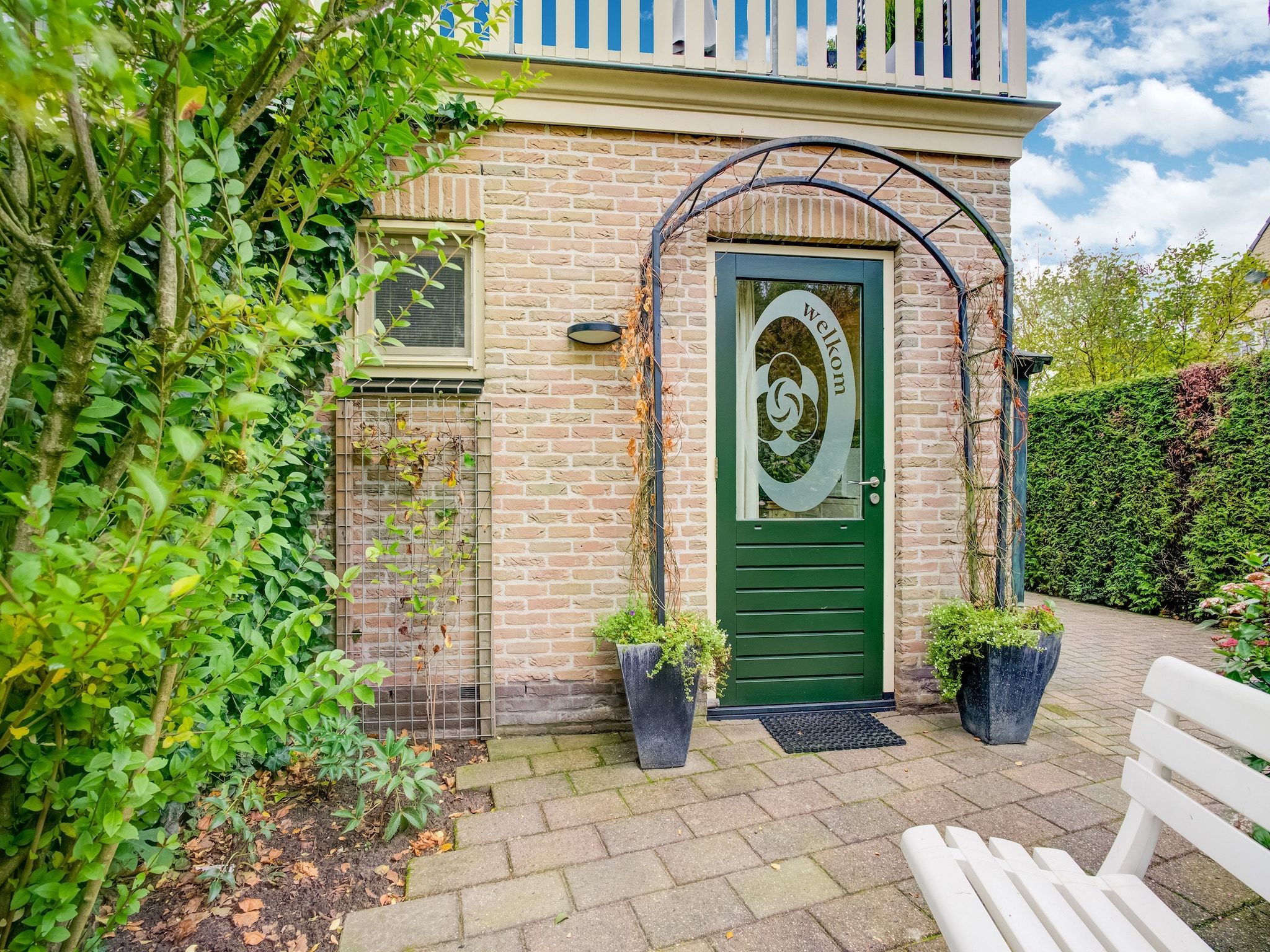 De buitenkant van Vakantie appartement De Stelling in Noordwolde
