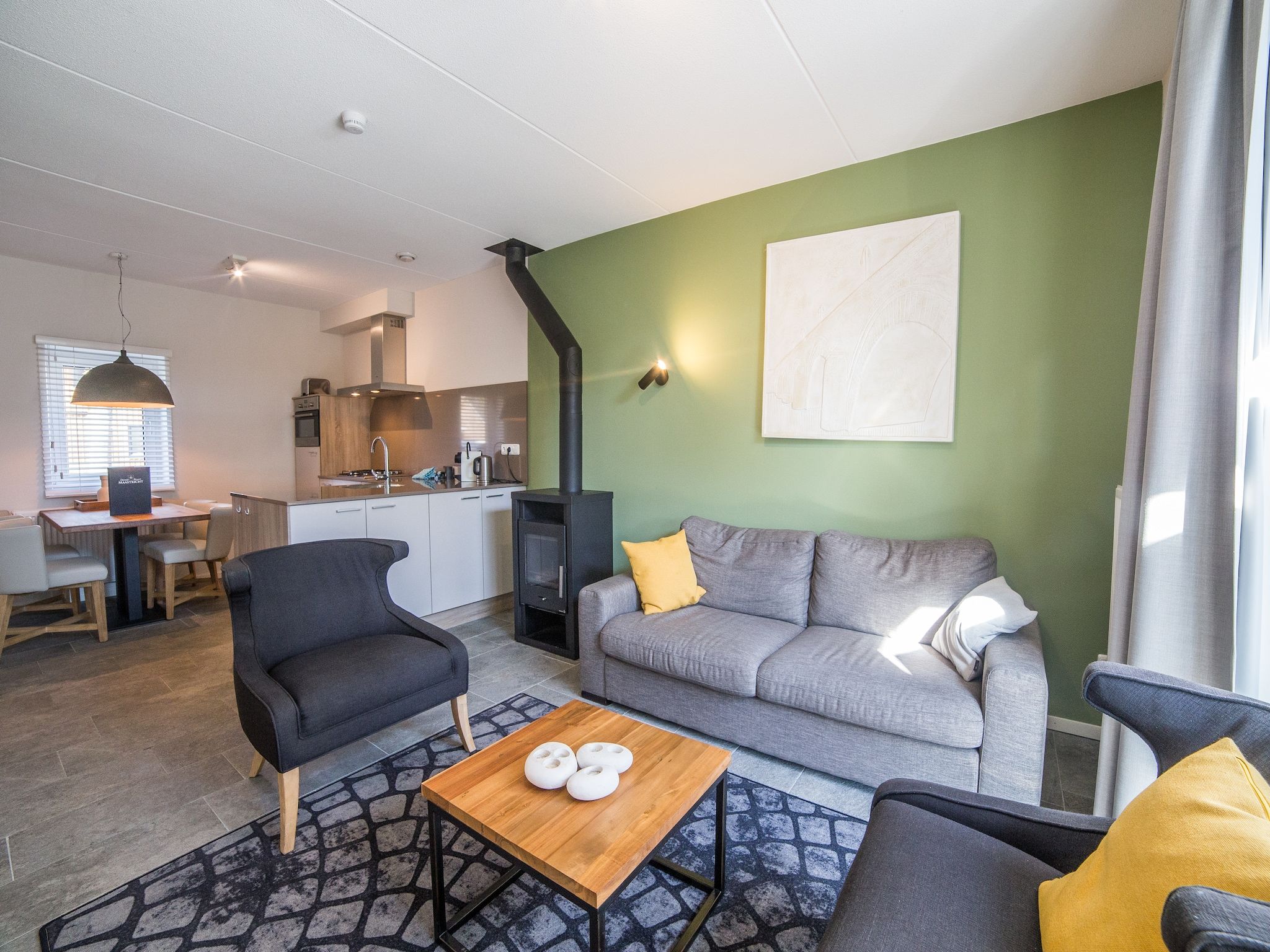 De woonkamer van Resort Maastricht 17 in Maastricht