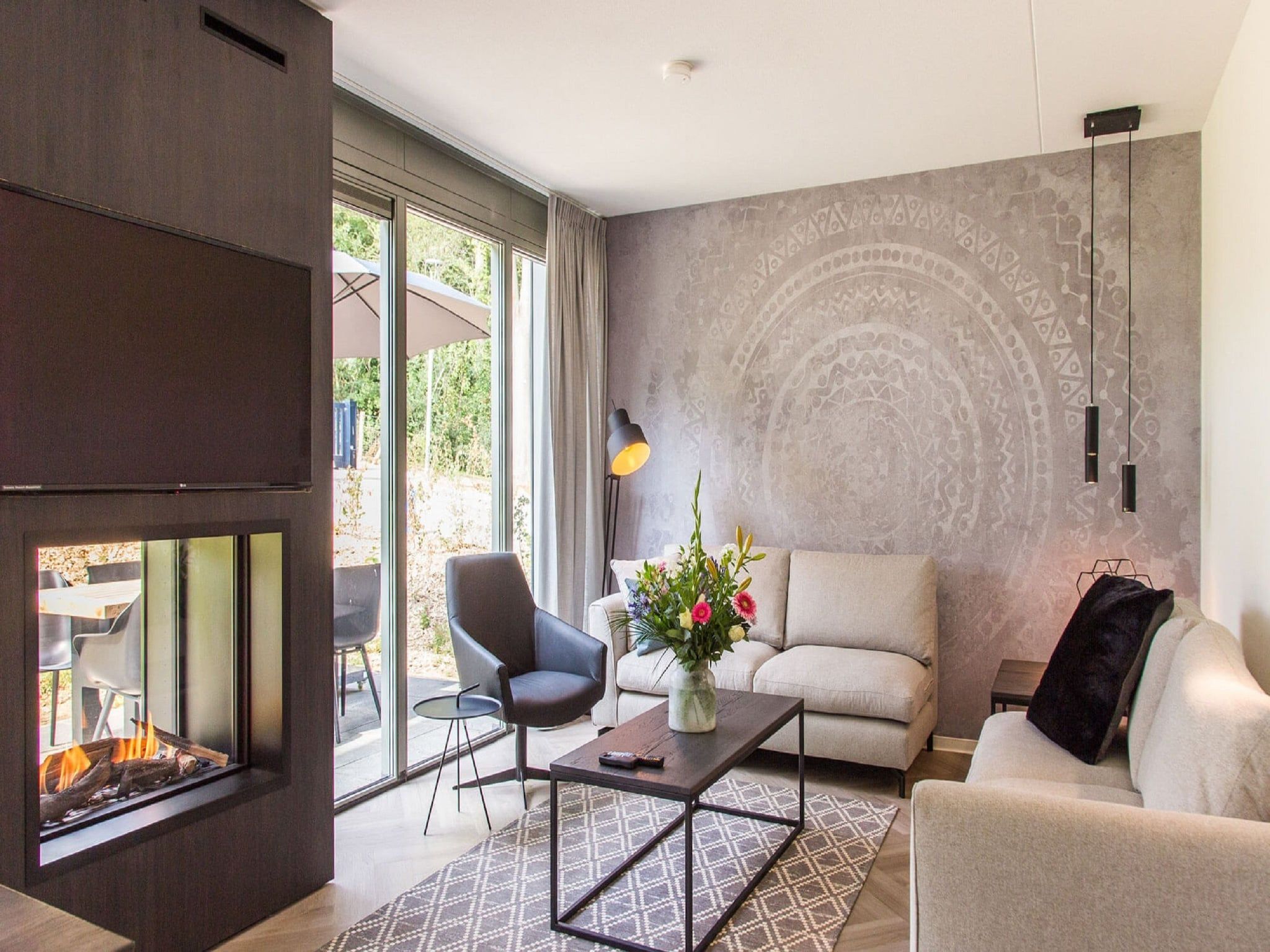 De woonkamer van Resort Maastricht 27 in Maastricht