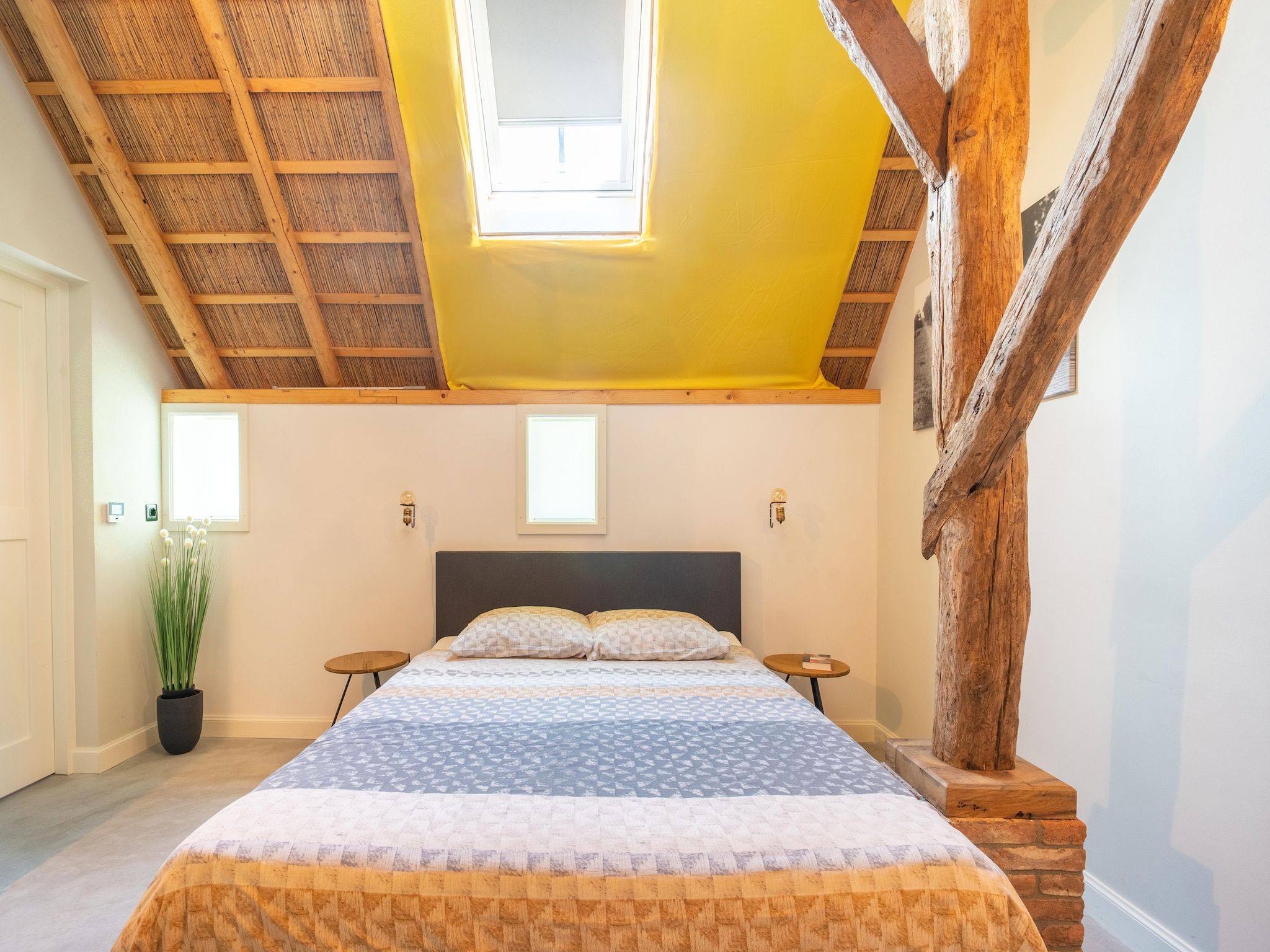 Een slaapkamer van woonboerderij in Staphorst voor 6 personen in Rouveen