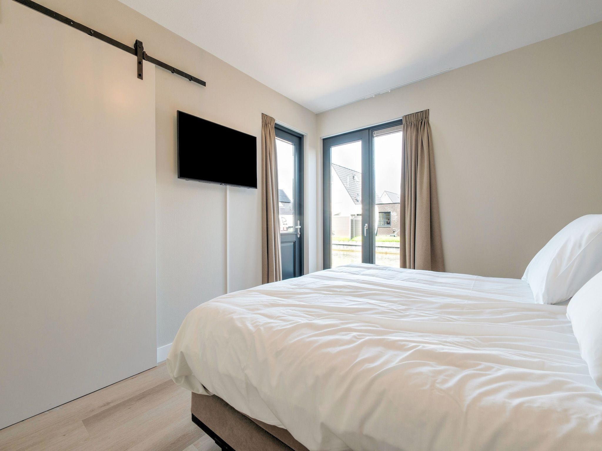 Een slaapkamer van Us winsk in Stavoren