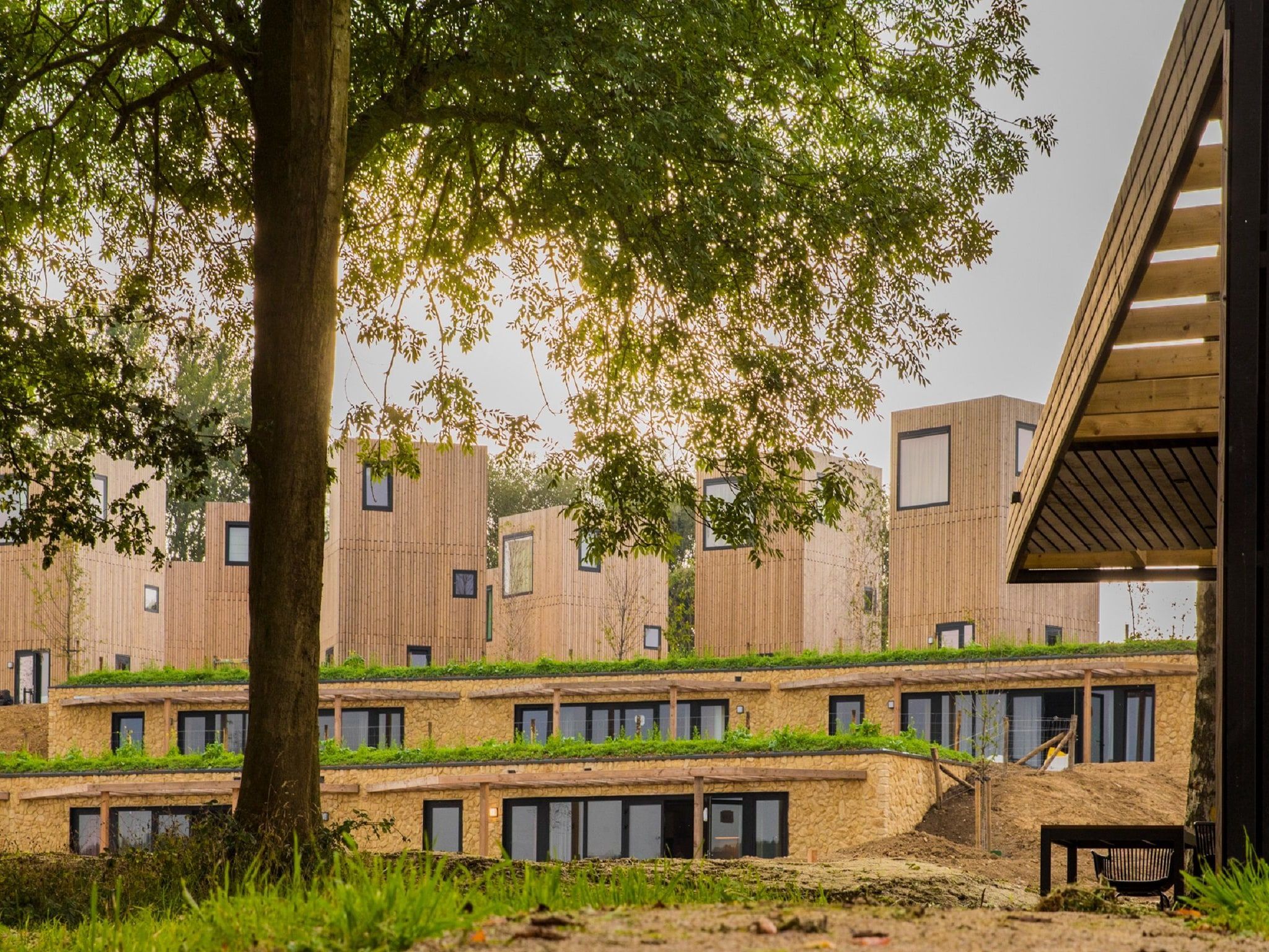 Parkfaciliteiten bij Resort Gulpen 7 in Gulpen