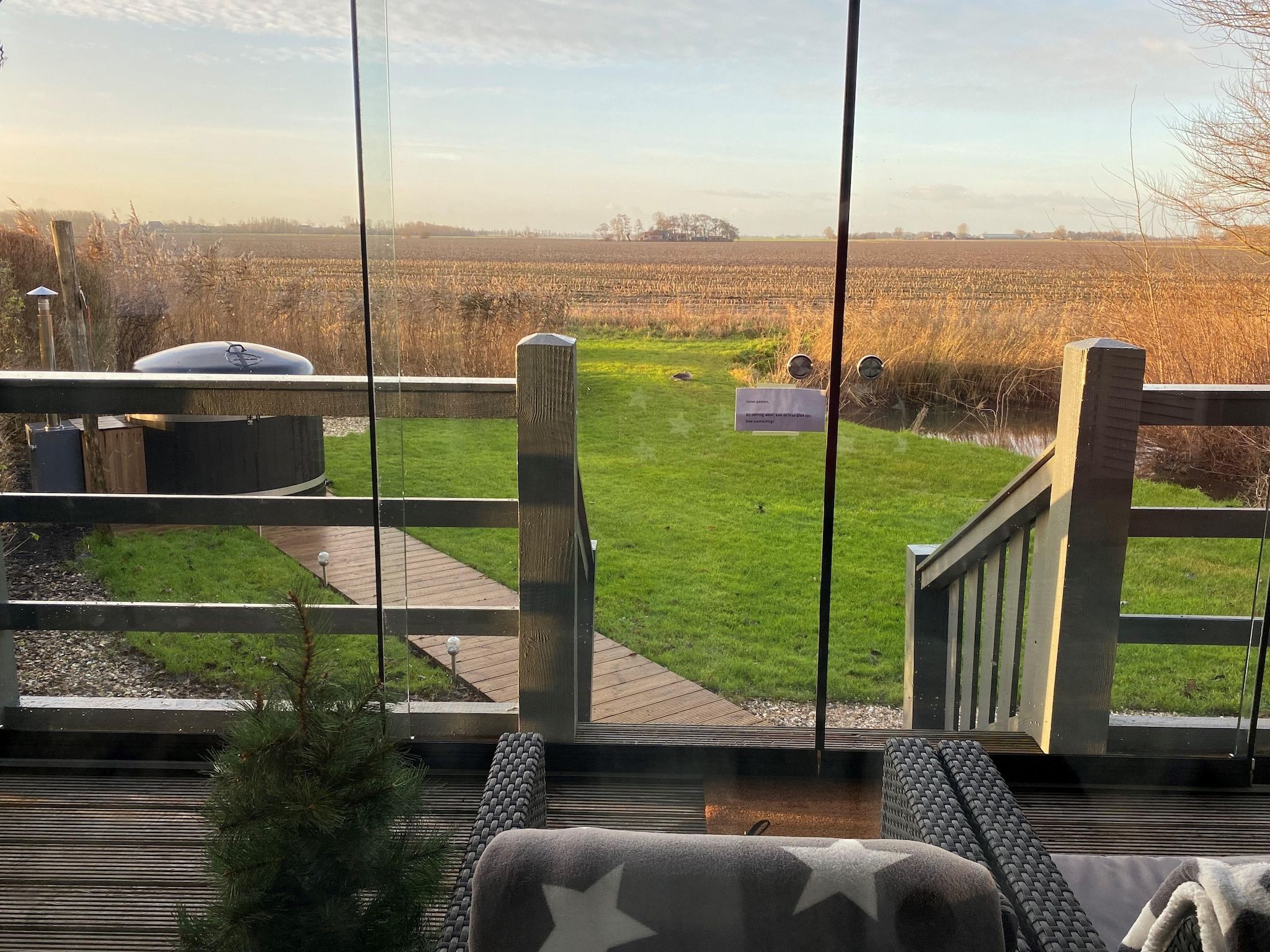 Het uitzicht vanaf Wol Thus in Paesens