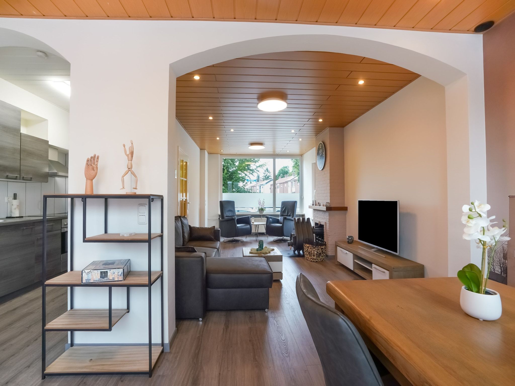 De woonkamer van Vakantiewoning De Linge in Kerkrade