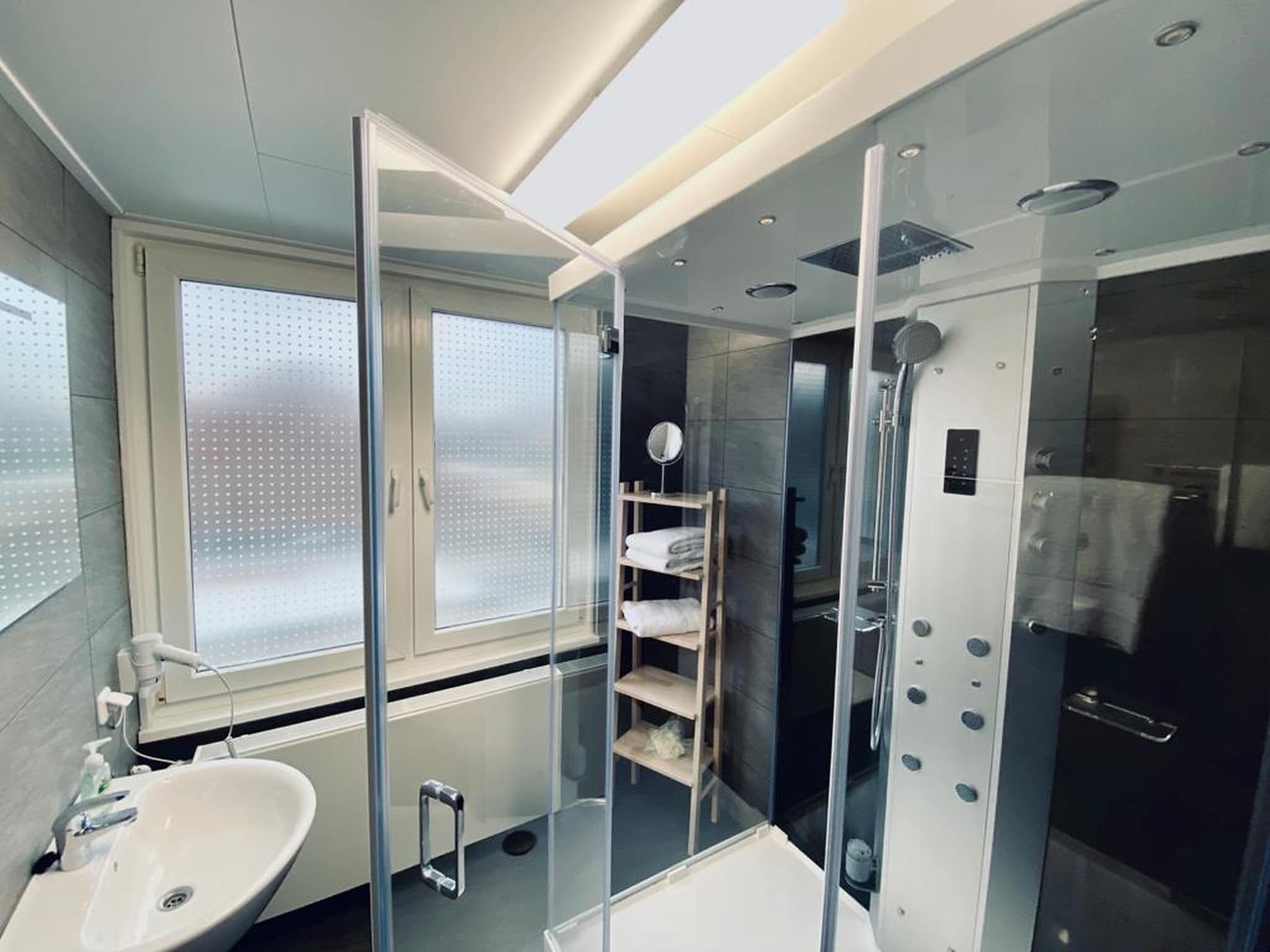 De badkamer van Vakantiewoning De Linge in Kerkrade