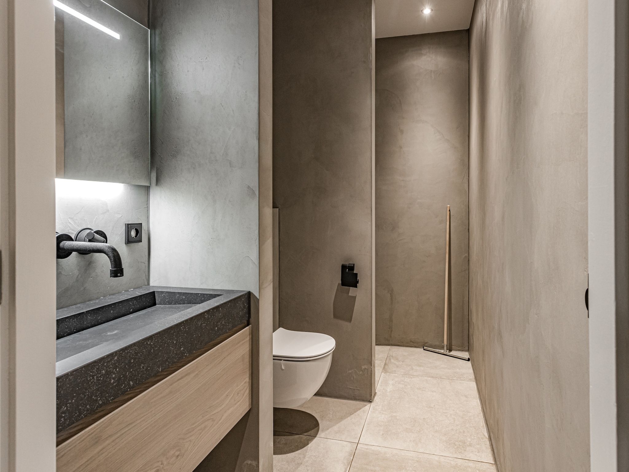 De badkamer van Erve Olde Sasbrink in Nijverdal