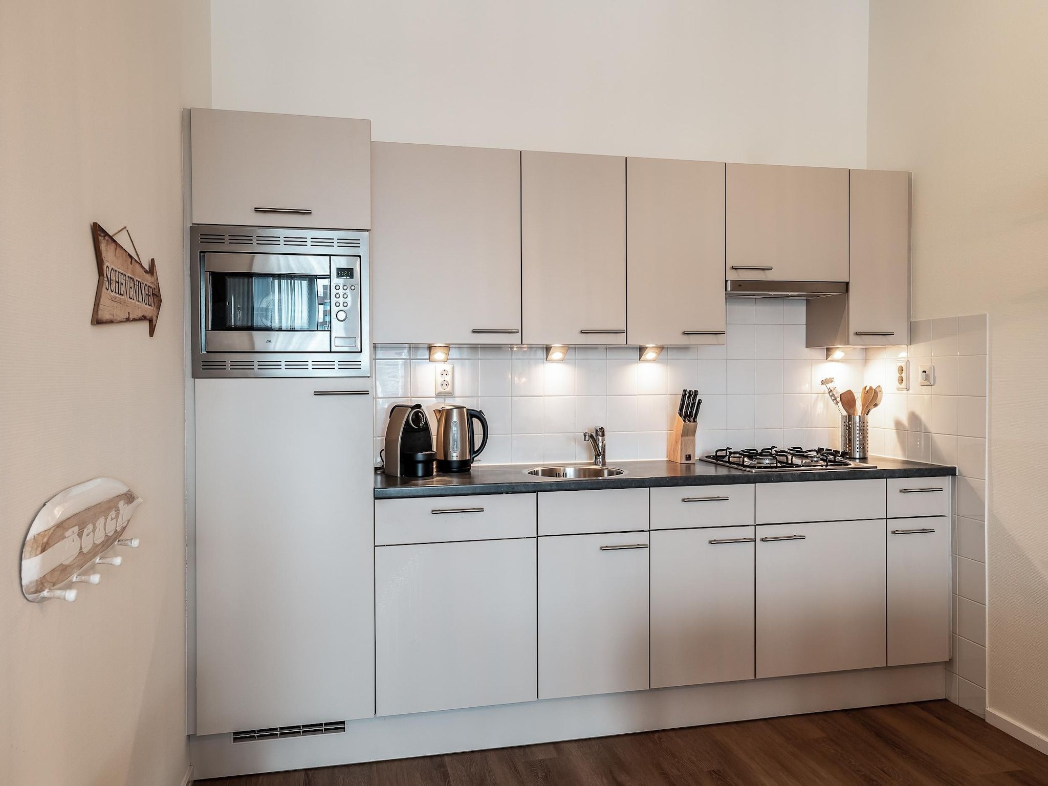 De keuken van Scheveningen Harbour 56 in Den Haag