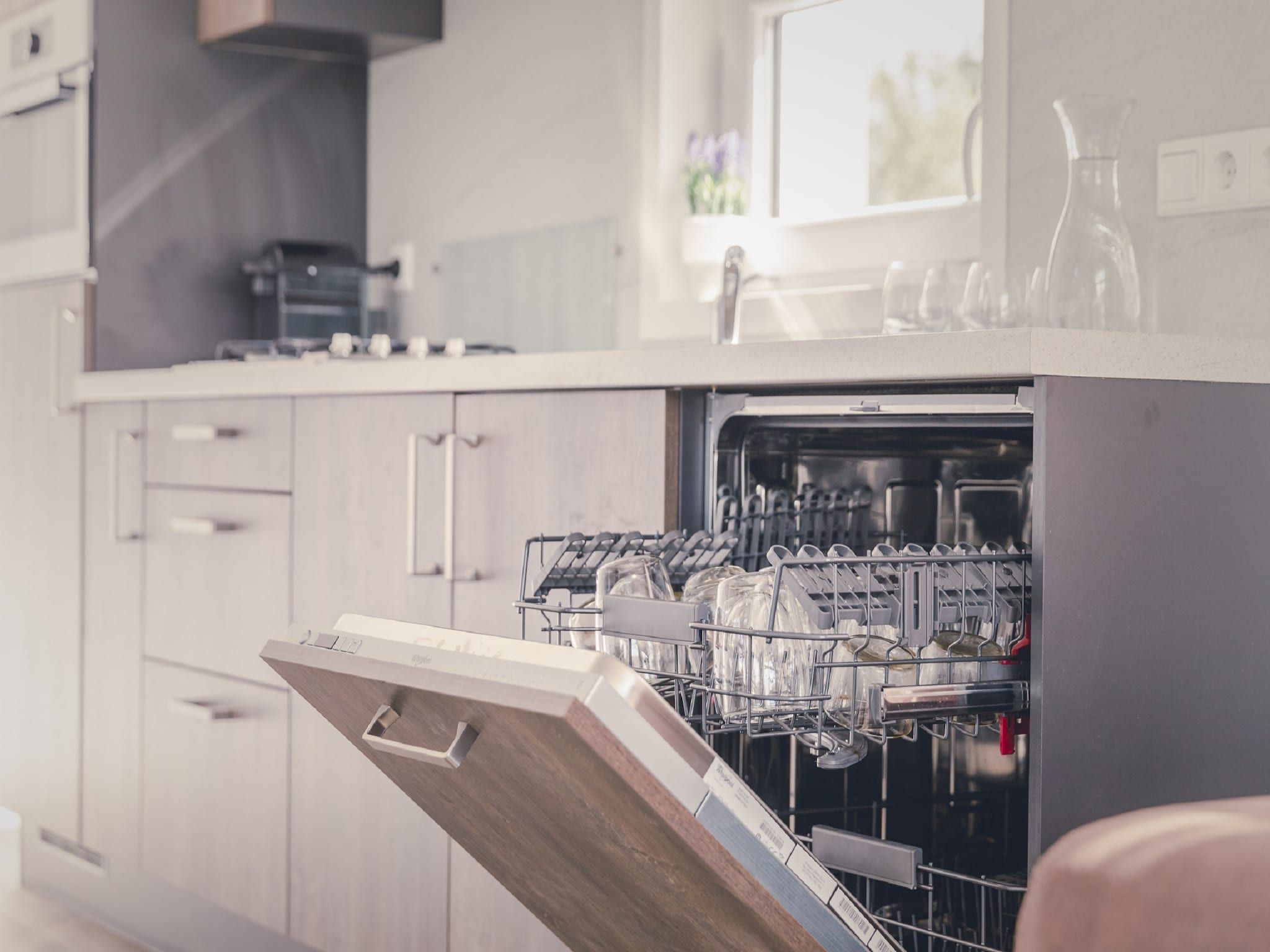 De keuken van Vakantiepark Mölke 29 in Zuna