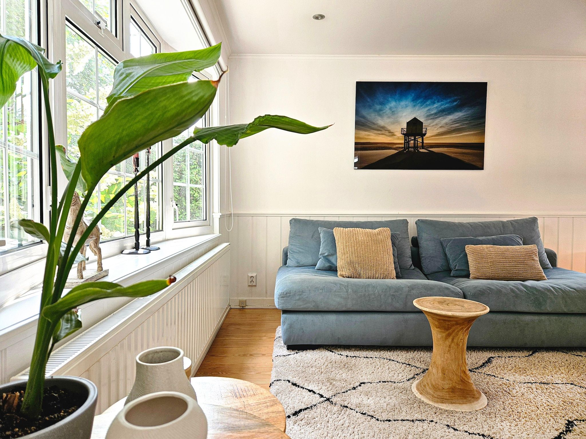 De woonkamer van Chalet Kieftveen 2-4pax nr 571 met Jacuzzi in Voorthuizen