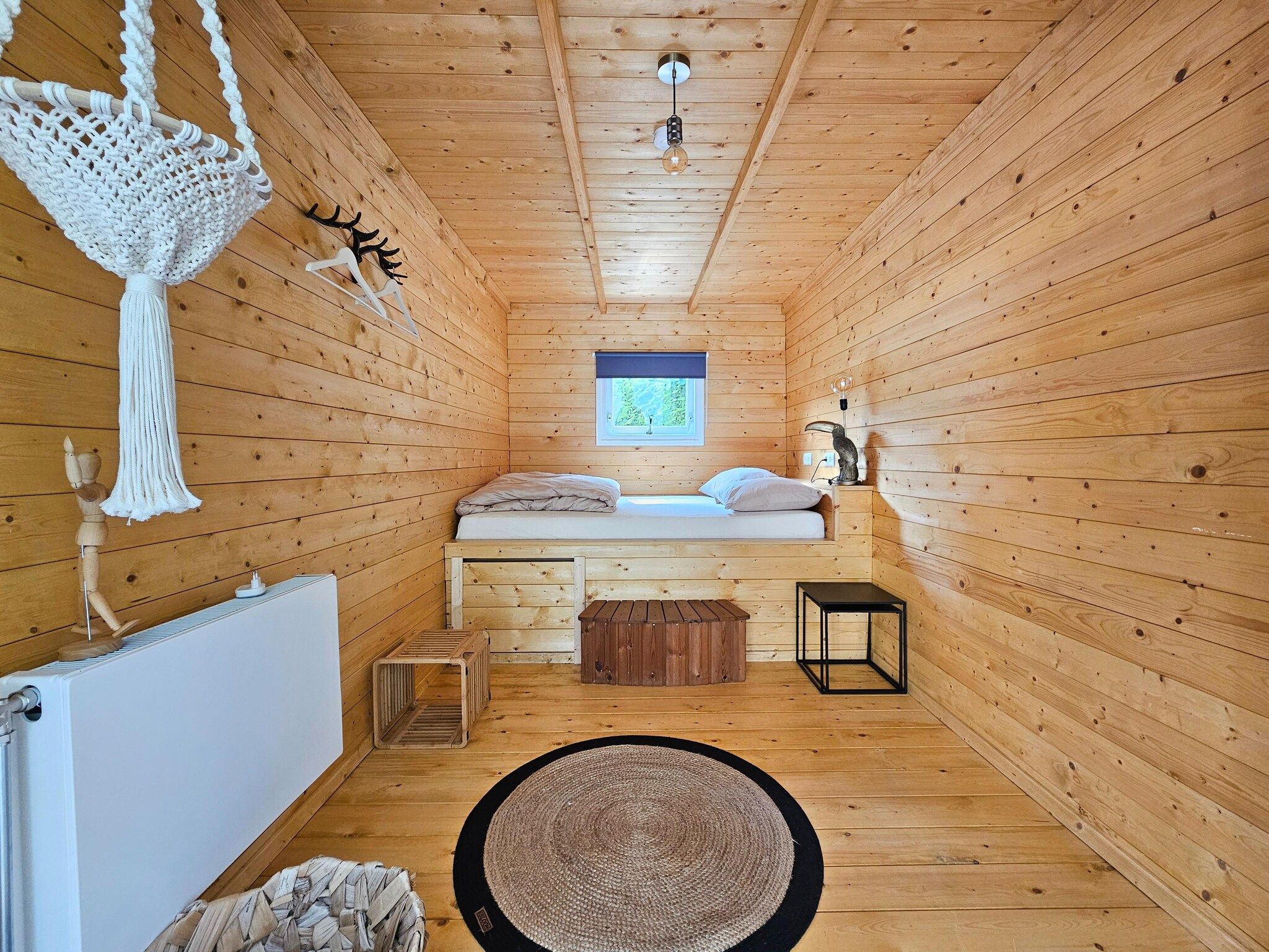 Een slaapkamer van Chalet Kieftveen 2-4pax nr 571 met Jacuzzi in Voorthuizen