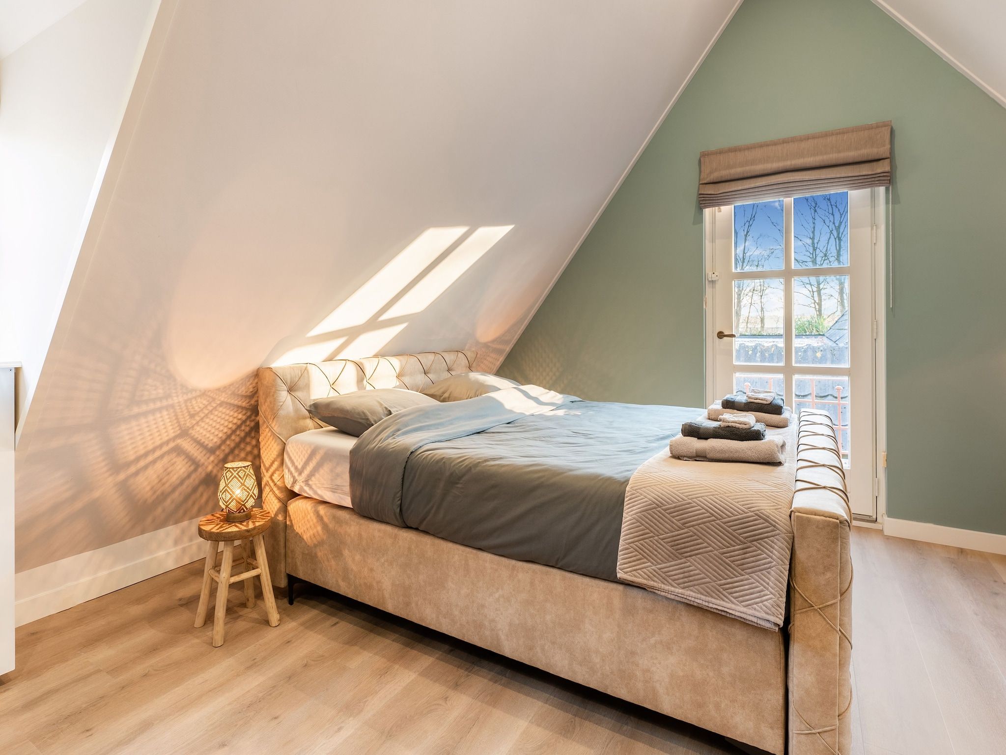 Een slaapkamer van Villa Loonse Duinen in Drunen