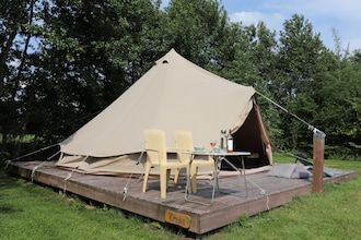 Glamping in Twijzel bij Natuurgebied in Twijzel