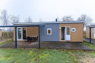 Gezellig familiechalet met overdekt terras in Burgh-Haamstede