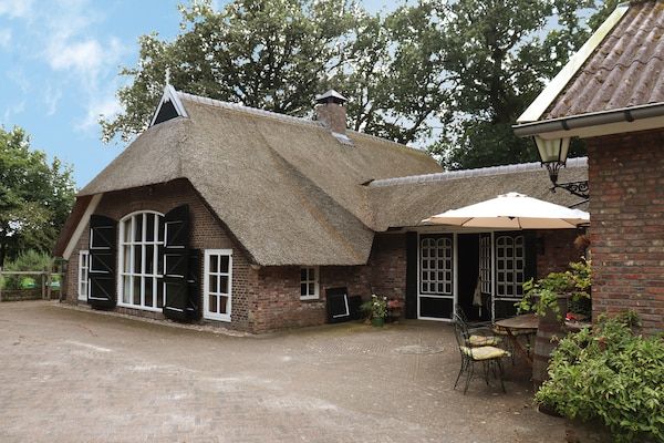 Buitenkant - Villa in Ommen met privévijver in Rheezerveen (1)