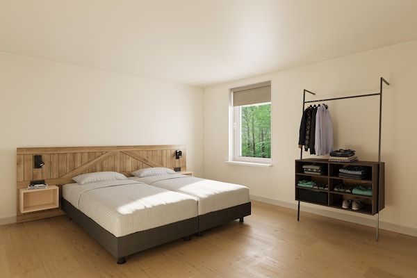 Slaapkamer - Ruim vakantiehuis met terras in TA Gasselte (3)