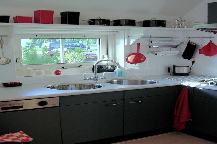 De keuken van Villa ten Hoeve in Steendam